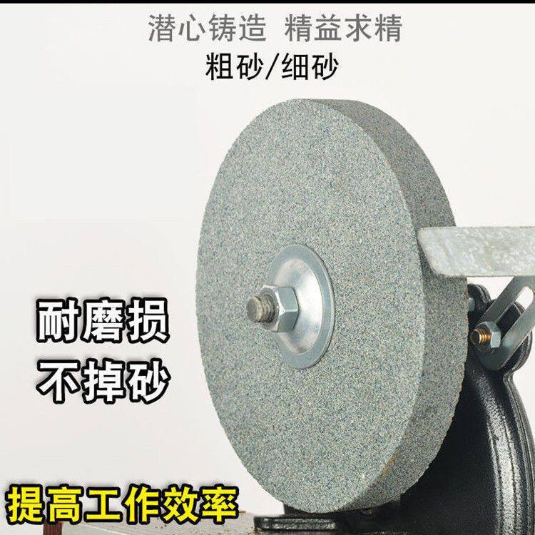 手摇砂轮机手动砂轮手摇式手工磨刀器6寸磨刀机手摇砂轮打磨机