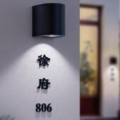 民宿55酒店客房号码 人门牌壁灯私会所包厢名字灯牌店铺牌发光招字