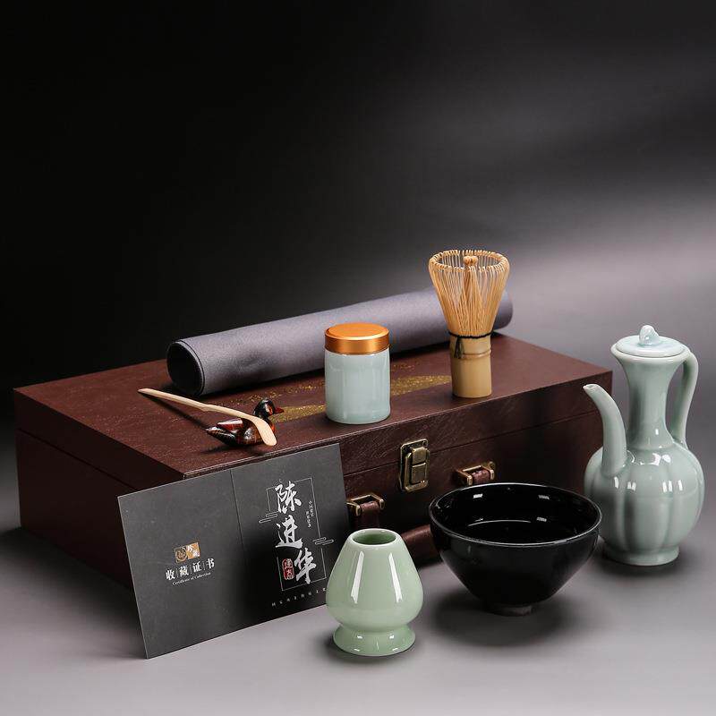 宋代点茶茶具套装便携收纳布包茶筅宪抹茶中式点茶器具茶道套装