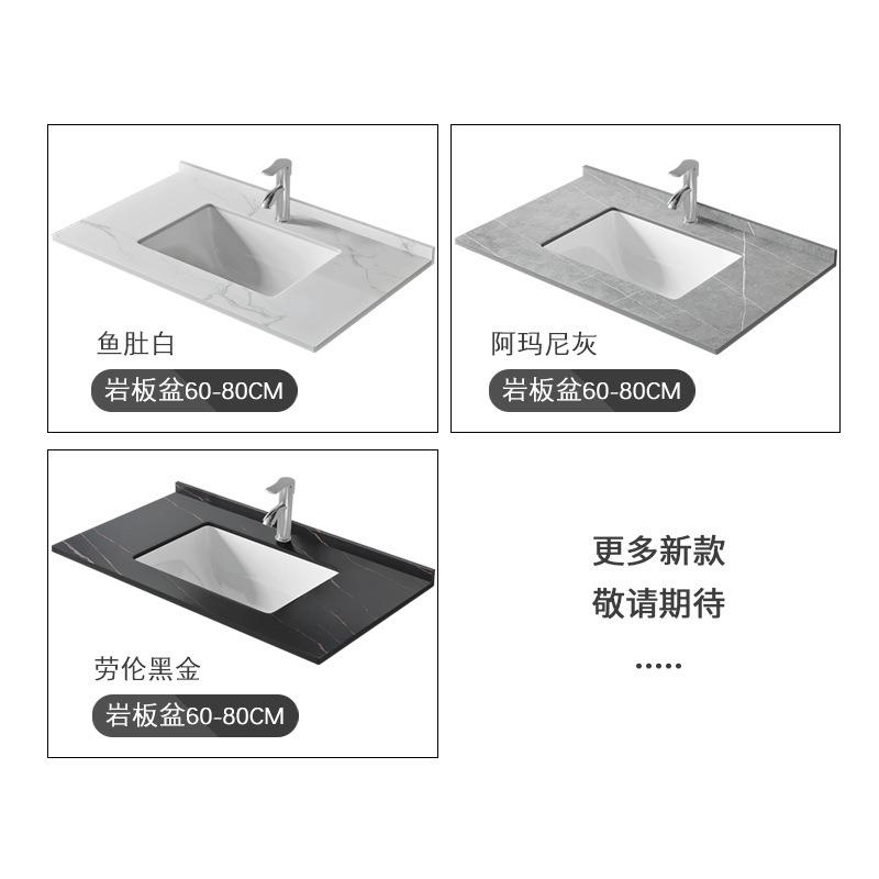 直销半嵌入式台中盆台面一体陶瓷盆池卫生间洗漱台盆家用洗脸