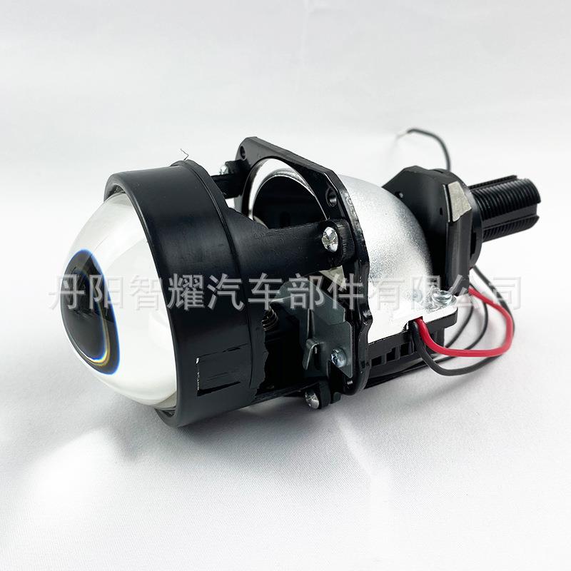 汽车LED大0灯2.5寸双光镜损无透镜H4H7透9005M2906远近一体45W