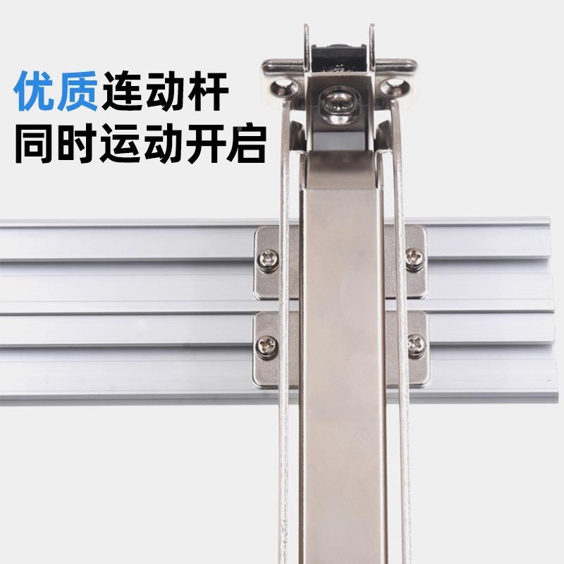 巴金士门链移门转角柜门铰链阻尼缓冲平高铰柜平开门衣橱柜614五