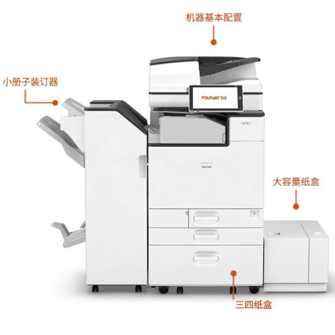 方正FounderFR6230C国产化多功能数码彩色复合机扫描复印机高速