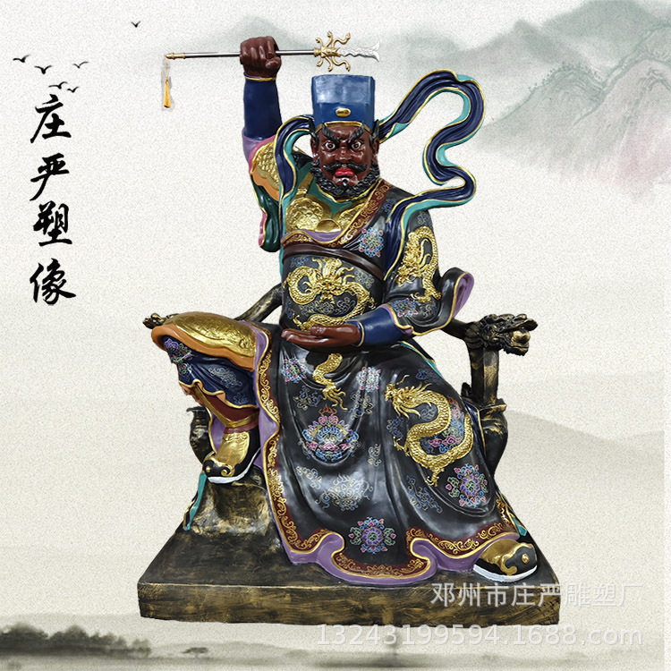 刘关张三国人物玻璃钢雕塑 大型户外景区关公刘备张飞像 源头工厂