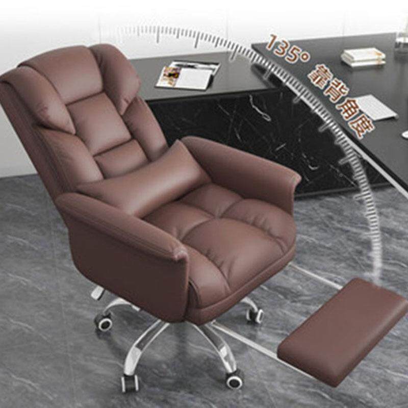 旋转升降电脑椅办公室皮02-E款电主质播老滚板椅播直座椅静音轮人