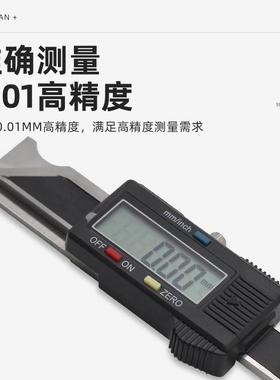 现货工业锈钢数显倒角卡尺0-6m无品牌/不m高数精度电子卡显游标尺