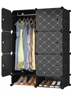 AS美OTV现货IRK欧折叠组合衣柜济型组装百变拼接简易经衣柜