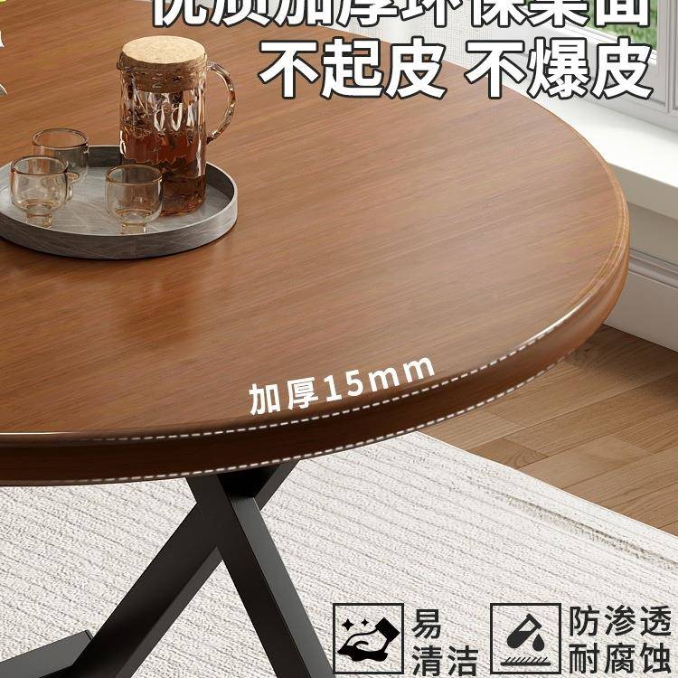折叠桌子便携式摆FS758456桌椅租套装出房家用圆摊桌小户可型简易
