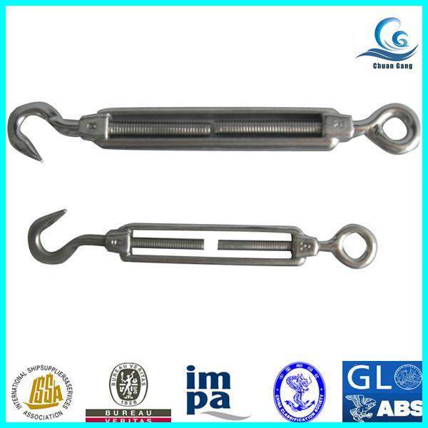 304拉不锈钢体花篮花兰收紧花篮螺器丝紧器见表格钢开绳链条索具