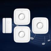 欢迎门光临应器进门铃迎宾店铺门口来语音提醒人提M12门磁感示器