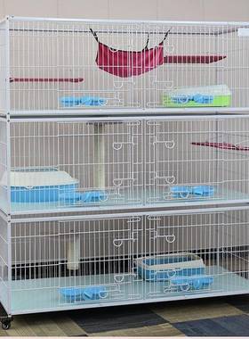 包FXV邮新款獒运三层猫笼狗笼大型繁猫猫笼子育母犬笼猫舍别墅展