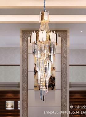 别墅后现代晶客厅吊30289灯202年简新款轻奢高档约大气水餐厅4卧