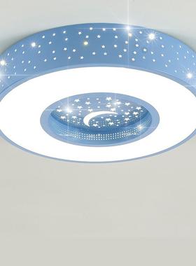 儿童房吸顶灯l23900孩ed星星灯男房灯女孩间卧室具灯温馨简约创意