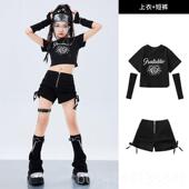 正品 童女童爵士舞服装 孩潮酷时髦嘻哈模街舞潮服女特走秀舞蹈儿演