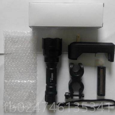 新款8650可充1电85T6L2LCed五速明亮Q手电筒家用户外远程防水手电