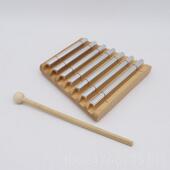 正品 奥尔夫打乐童器风铃单音击素2音3音素七管音素敲击音束儿早教