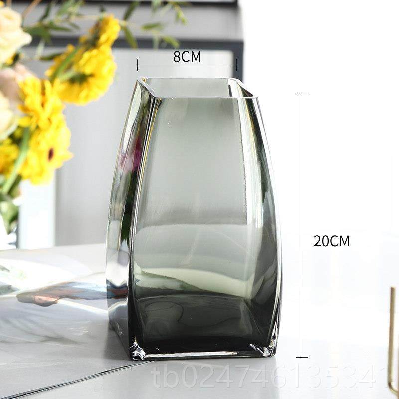 正品2020新现代简约方口花瓶摆欧件客厅插花玻璃瓶水养北轻款奢花,鲜花速递/花卉仿真/绿植园艺,花瓶,淘宝优惠券,粉丝福利购,淘宝优惠卷