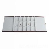 新双开戒指包色手镯耳钉 正品 品高档纳 吊坠挂件饰品盒首饰收展示