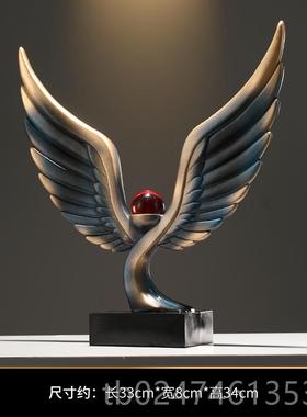 新款柜装饰品摆件高档客轻奢厅玄酒关宏电视柜办公室大展图鹰家居