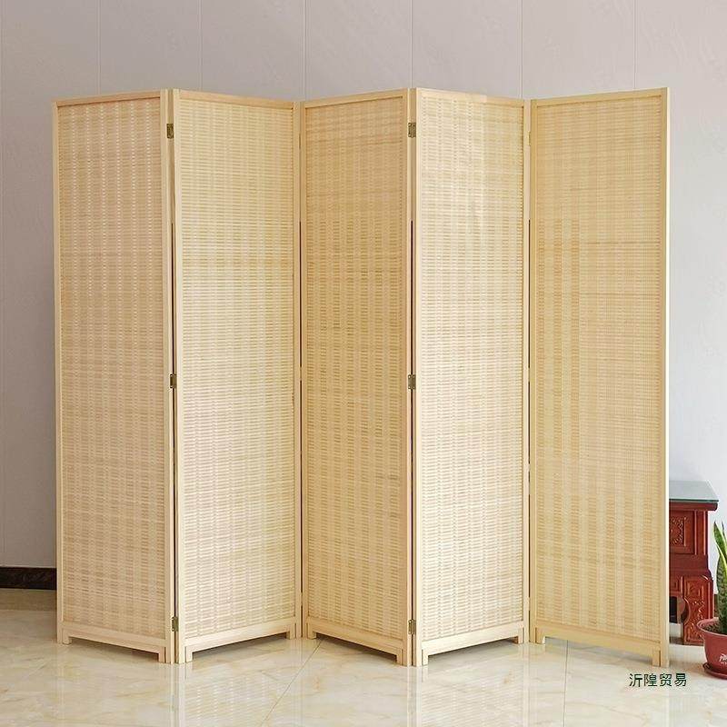 竹藤屏风实木屏障隔板隔断栏竹编简易卧室客厅移动折叠遮挡板间隔,基础建材,屏风,淘宝优惠券,粉丝福利购,淘宝优惠卷