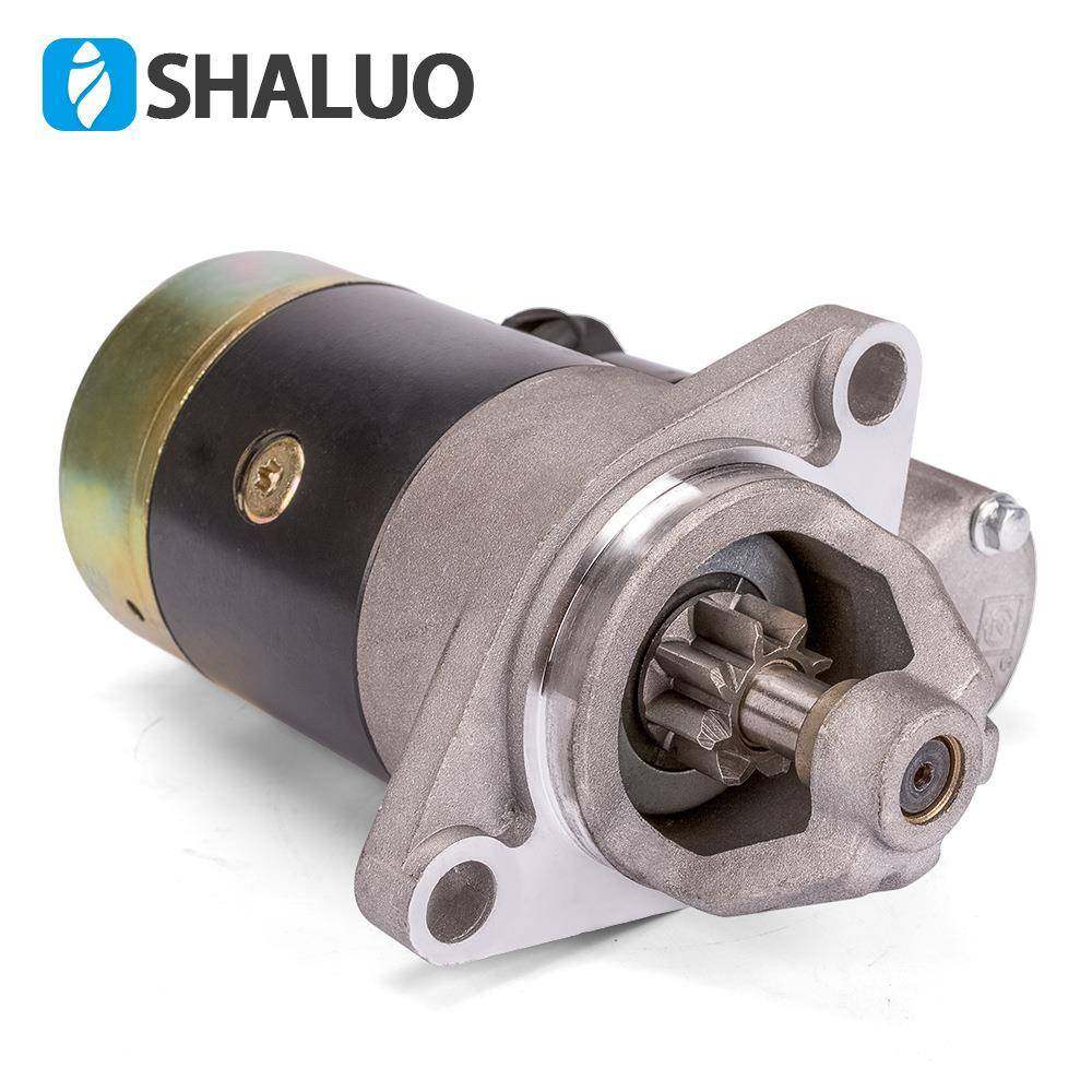 柴油机发动机启动马达QD114B0.9KW逆12v水泵电起动马达