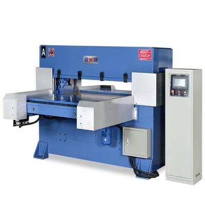 鸿羽机械单双边自动送料四柱裁断机地毯汽车座椅裁切机模压机