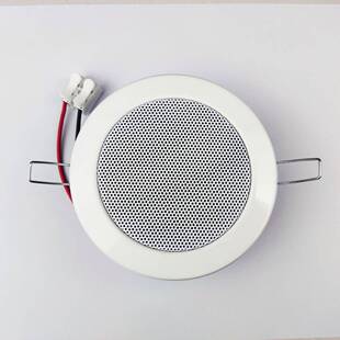 筒灯式迷你吸顶喇叭3寸小金刚85mm开孔天花吊顶背景音乐小音响