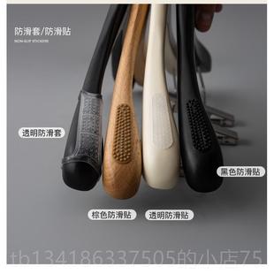夹无痕防滑衣撑裤 专店用实木衣榉木清架漆衣挂裤 架定G制L 服装 正品