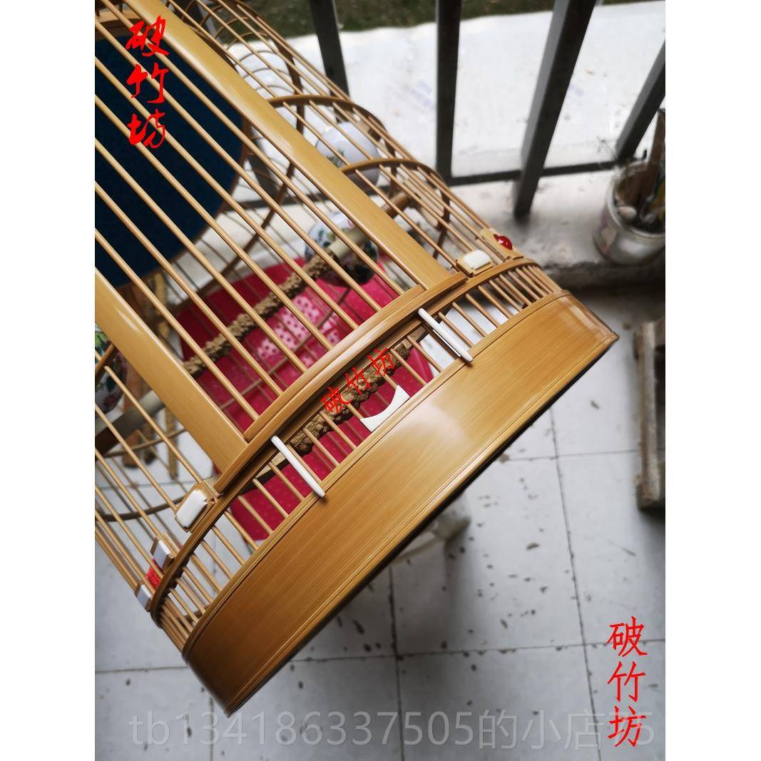 正品川笼画眉鸟 笼 手竹子笼四川成都笼子 全套邮包贴青工笼图片