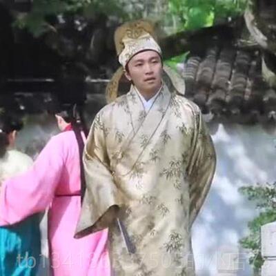 正品古装江南大四才款子唐服伯虎点秋香衣周星驰同明朝公子少爷演