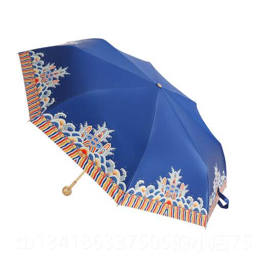 正品觅m雨ssra高in玫瑰花雨伞女晴雨i两用抗UV遮阳伞遮阳伞级礼物
