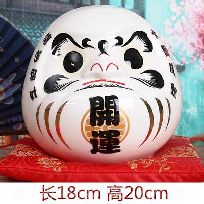 新款日铺式寿意司料理店摆件装饰品陶瓷摩存钱筒日达本开 运创开