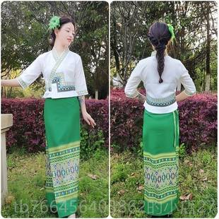 女成人套装 纳傣服族服装 款 舞演蹈出泰式 新款 工新作服日常装 西双版