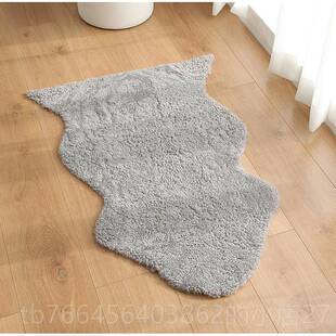新款 小沙卷沙毛羔羊毛皮花纯羊毛发垫飘窗垫羊毛地毯客厅卧室羊毛