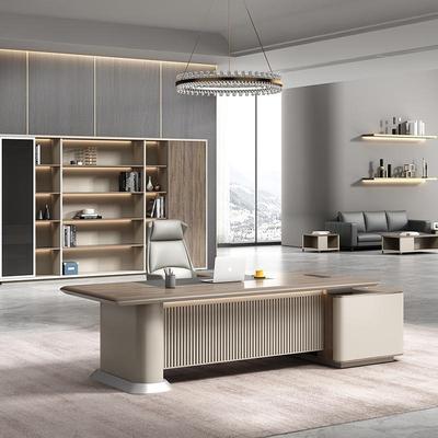 老板时尚现代经总理公桌椅组办合办公室总裁桌大班桌台办HY-9105