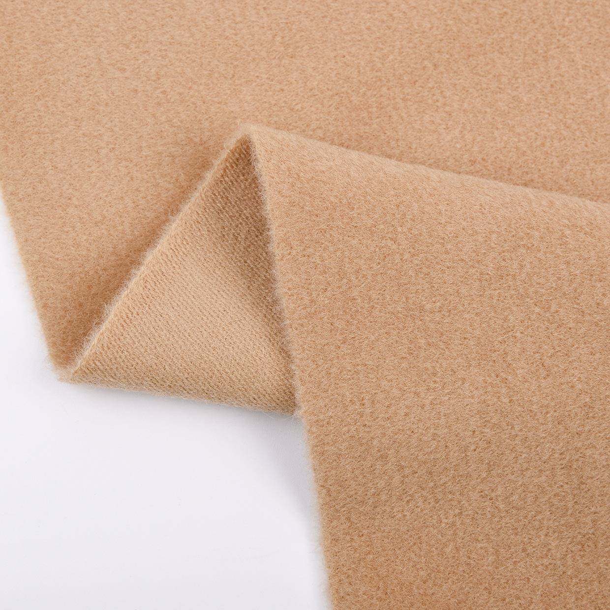 长款羊大绒衣套单面羊绒面料UAA外秋单面立顺全毛冬呢大衣毛呢面