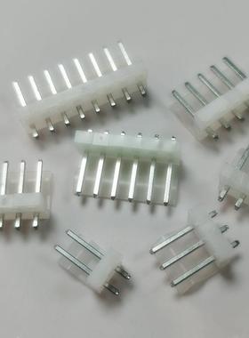 3.9TYX6接插件.6-6A针座3.936mm插头3.996端180度连接器子1000个/