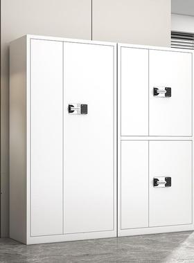 黑色电子保密柜公室密码保文件柜指锁资纹料档案柜加厚BMG-01办铁