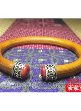 新款锦石阁西金刚藤手镯男女饰银条藏无节制情侣鸡血藤藤饰品