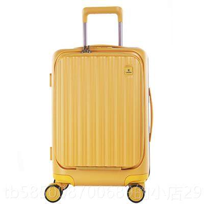 新款CRON皇冠行W李箱前置0拉杆25旅行28女铝框商2务拉链5278学生