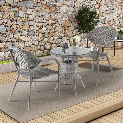 户装外休闲藤编椅子组合室外阳光样板软单椅70301子藤房椅三件套