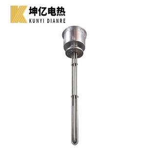 亿电热兰式 电加热管温控法型法兰加热坤管液体SKK气体加热管