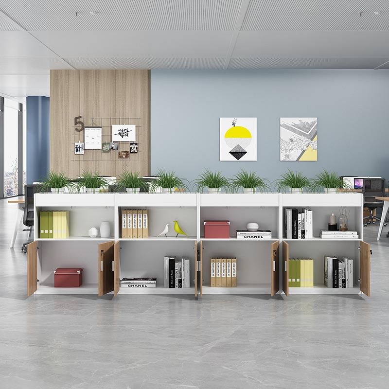 公花槽柜隔断矮柜文件柜储室物柜柜隔断花柜资料柜办隔断办公YG-0