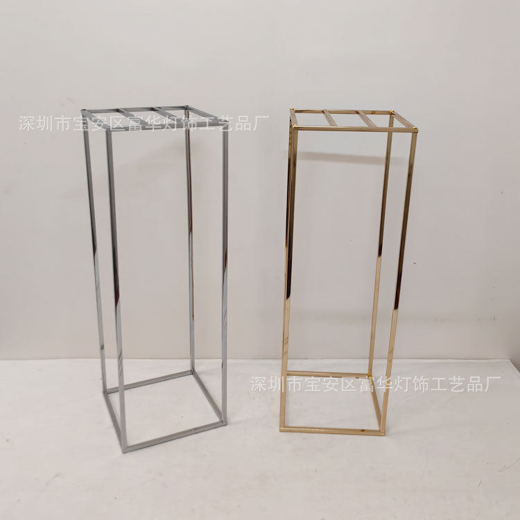 婚庆金色铁艺路引花架