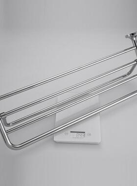 耐士达新款加厚304004不锈层钢双浴毛酒巾架浴室店卫生间巾架毛巾
