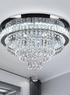 轻奢水晶灯美式客厅卧室走48155廊过道灯玄户关台入阳LED灯吸顶灯