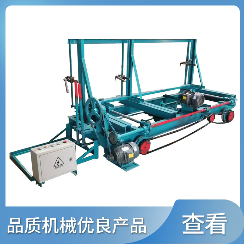 大型电动木工带锯机原木开料