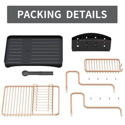 铝制家碟WDJ009用放碗筷滤水收盒碗纳柜厨水房台面碗沥水篮槽置物