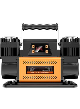 车载充率气AFN越泵双缸12V大功高压货野车打气泵SUV车汽车轮胎加