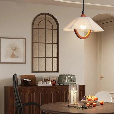 复古小203户型餐厅灯日式木吧艺伸缩古台吊灯vintge中灯a升降餐桌